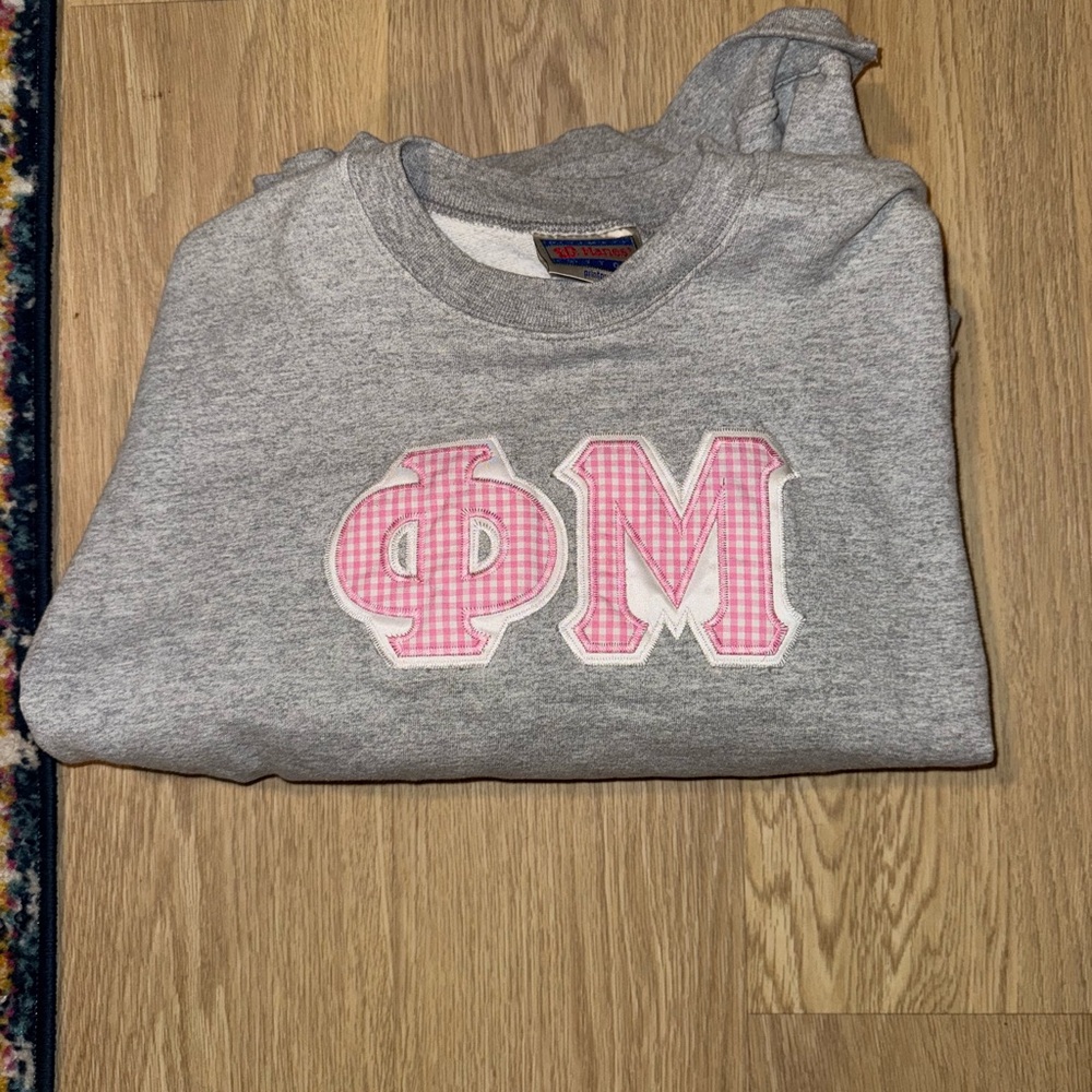 Phi Mu Letter Sweatshirt